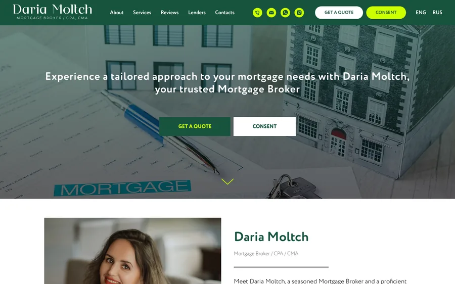 Daria Moltch website